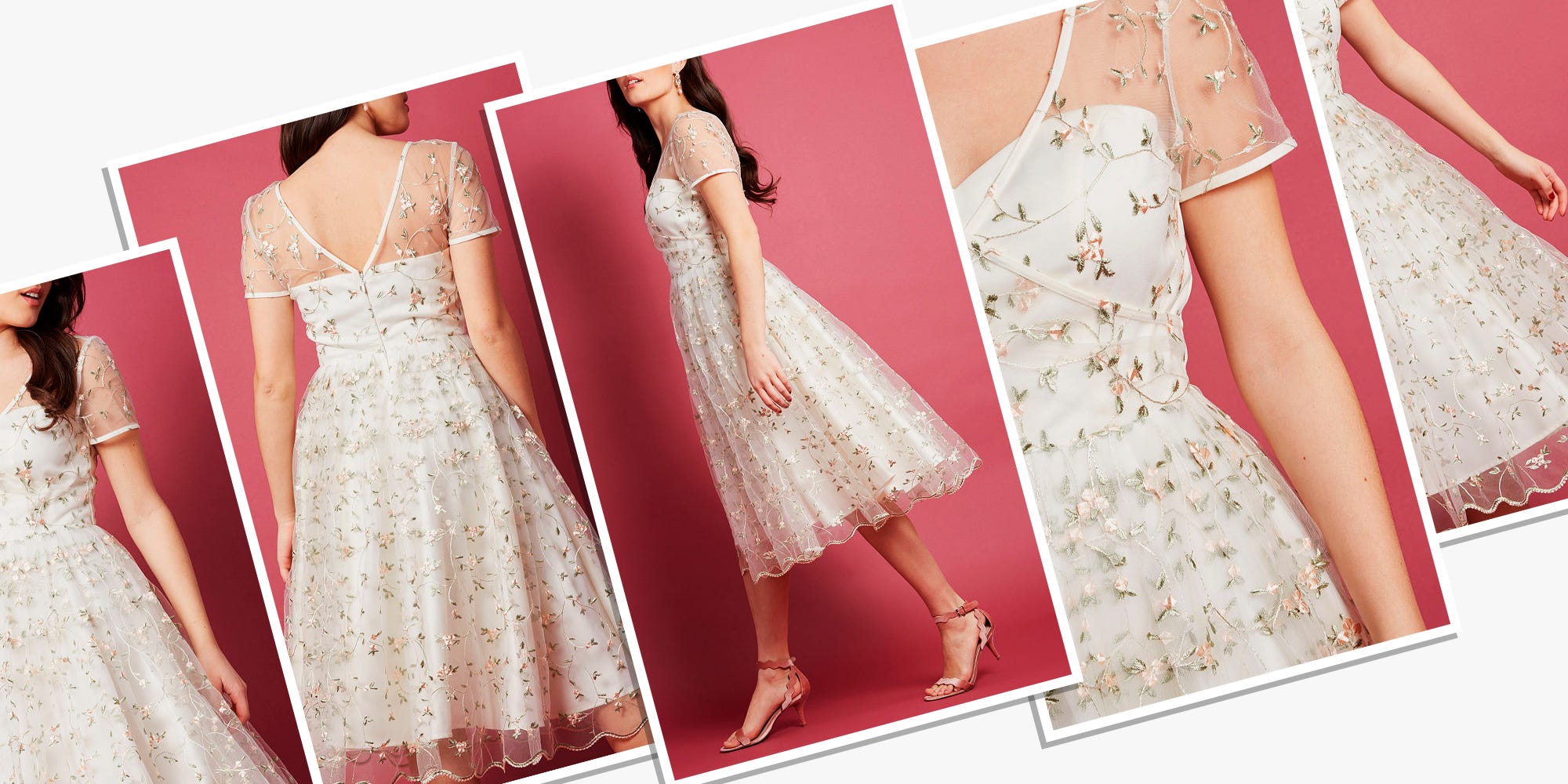 Pink Rehearsal Dinner Dresses